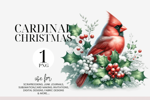 Cardinal Christmas PNG: Festive Illustrations
