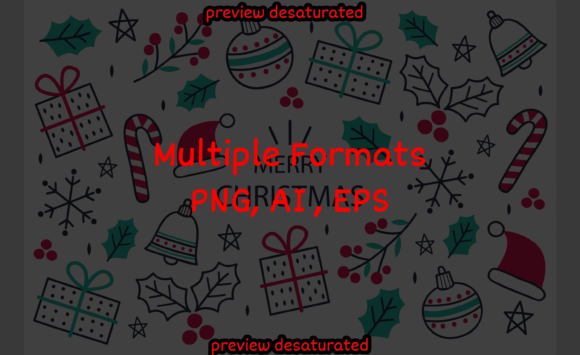 Christmas Background with Elements Handd Review
