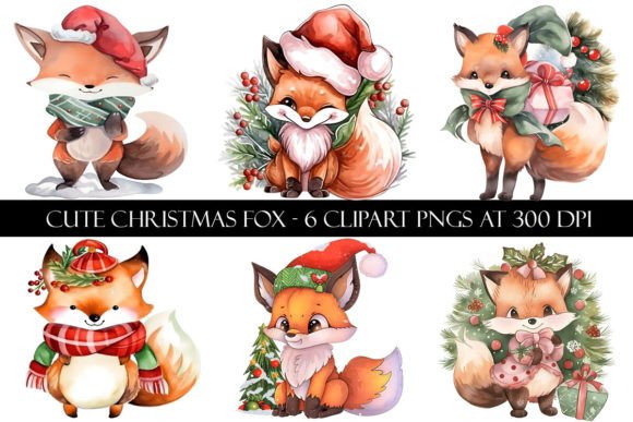 Cute Christmas Fox Clipart: Brand Review