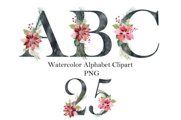 Review: Christmas Watercolor Alphabet Illustrations