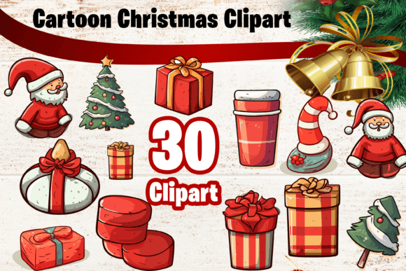 Reviewing Cartoon Christmas Clipart Illustrations