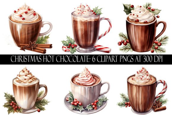 Reviewing Christmas Hot Chocolate Clipart Illustrations