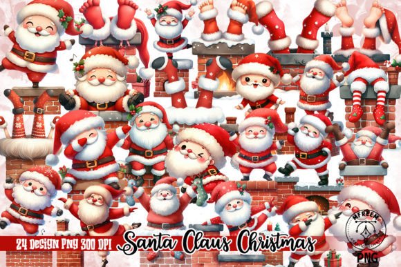 Reviewing Funny Santa Claus Christmas Clipart PNG