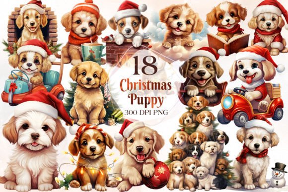 Reviewing Super Cute Christmas Puppy Clipart for Embroidery