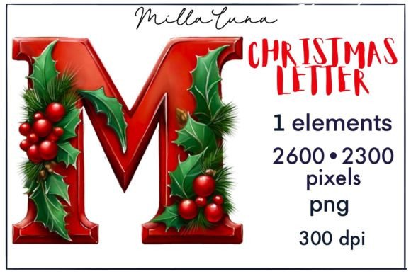 Reviewing the Christmas Letter M for Holiday Embroidery