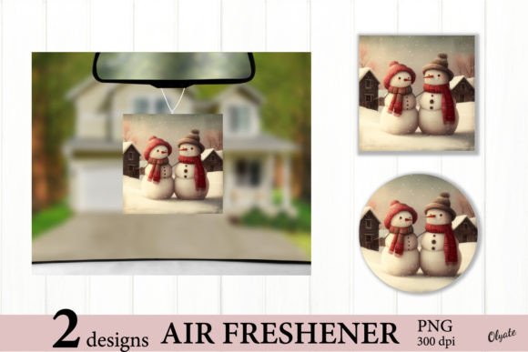 Snowman Airfresh PNG: Festive Illustrations