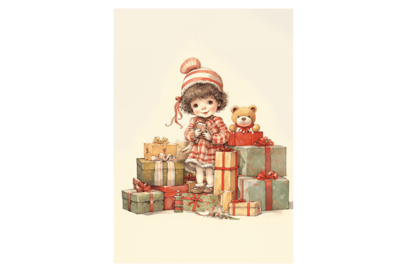 Xmas Presents Christmas Card Illustrations Review